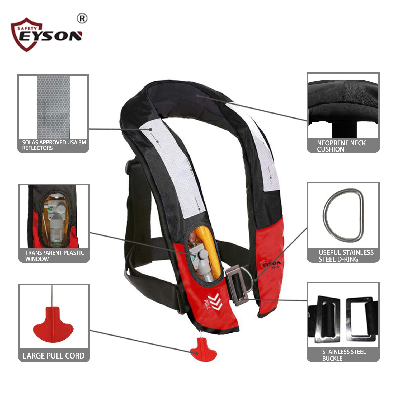 Amazon.com: Eyson: Auto Life Jackets